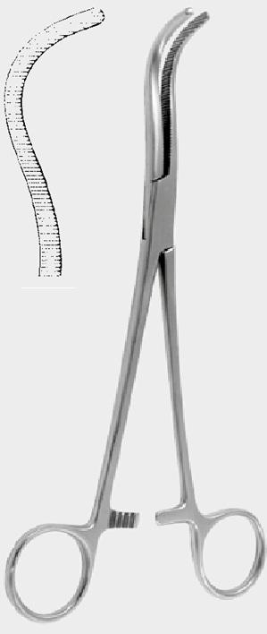 Затискач ГІЙОНА (GUYON) для ниркової ніжки, 22 см (cm)